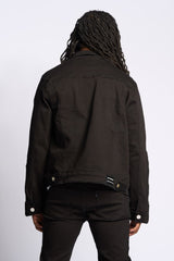 "METAMORPHOSIS" DENIM JACKET (BLACK)