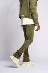PHREE SPIRIT STACK DENIM (OLIVE)