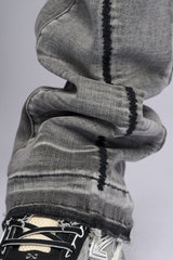 "DALI' STACKED DENIM (GREY)