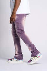 12AM MOMENTS STACKED DENIM (PURPLE)