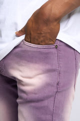 12AM MOMENTS STACKED DENIM (PURPLE)