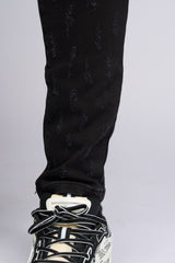 SURVIVED SKINNY DENIM (JET BLACK)