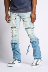 "BETTER DAYS" STACKED CARGO (LIGHT BLUE)