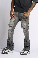 "BETTER DAYS" STACKED CARGO (GREY)