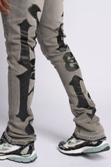 SMOKE AND MIRRORS STACKED (LIGHT GREY)