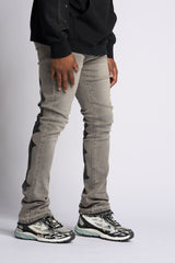 SMOKE AND MIRRORS STACKED (LIGHT GREY)