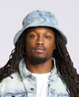 "STARY EYES" BUCKET HAT (LIGHT BLUE)