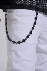 "DESTINED TO BE" WALLET CHAIN (GUN BLACK)