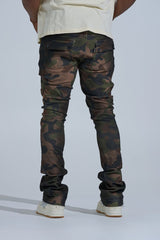 "PRAY FOR THEM" STACK DENIM (CAMO)