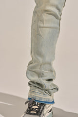 "ARISE" STACK DENIM (ICE BLUE)